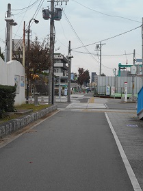 きれいになった 西側道路1
