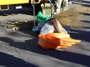 1451　ちりとり　ほうき